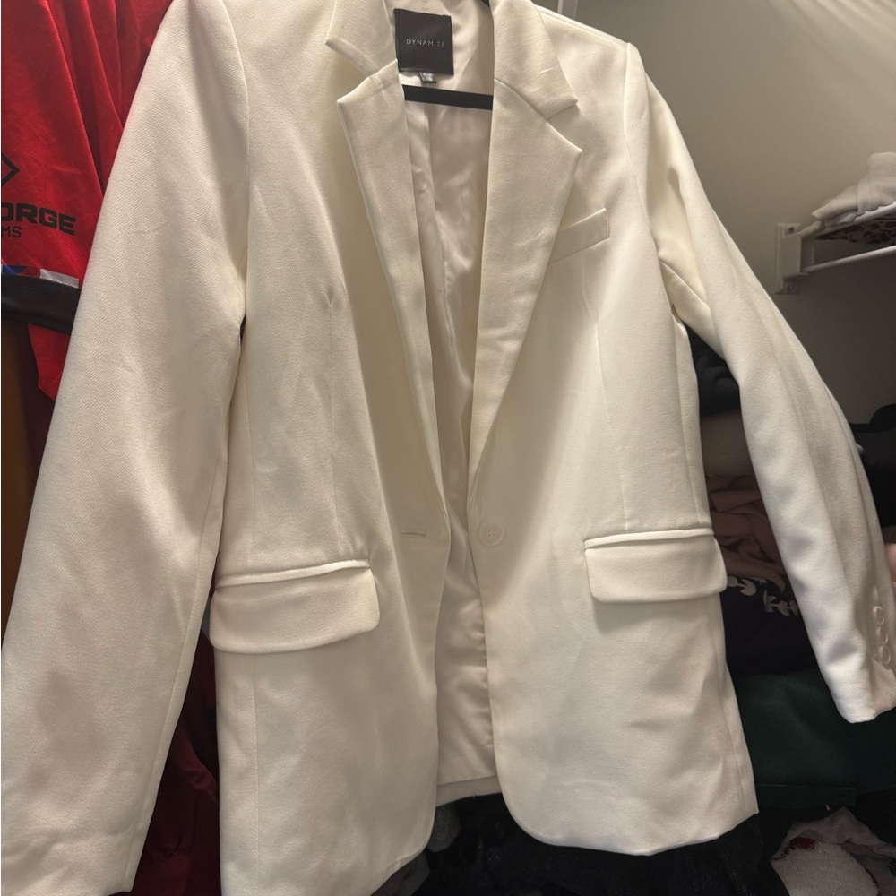 Dynamite White Women Blazer